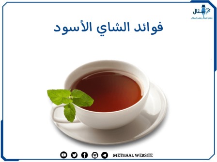 مثال على فوائد الشاي الأسود